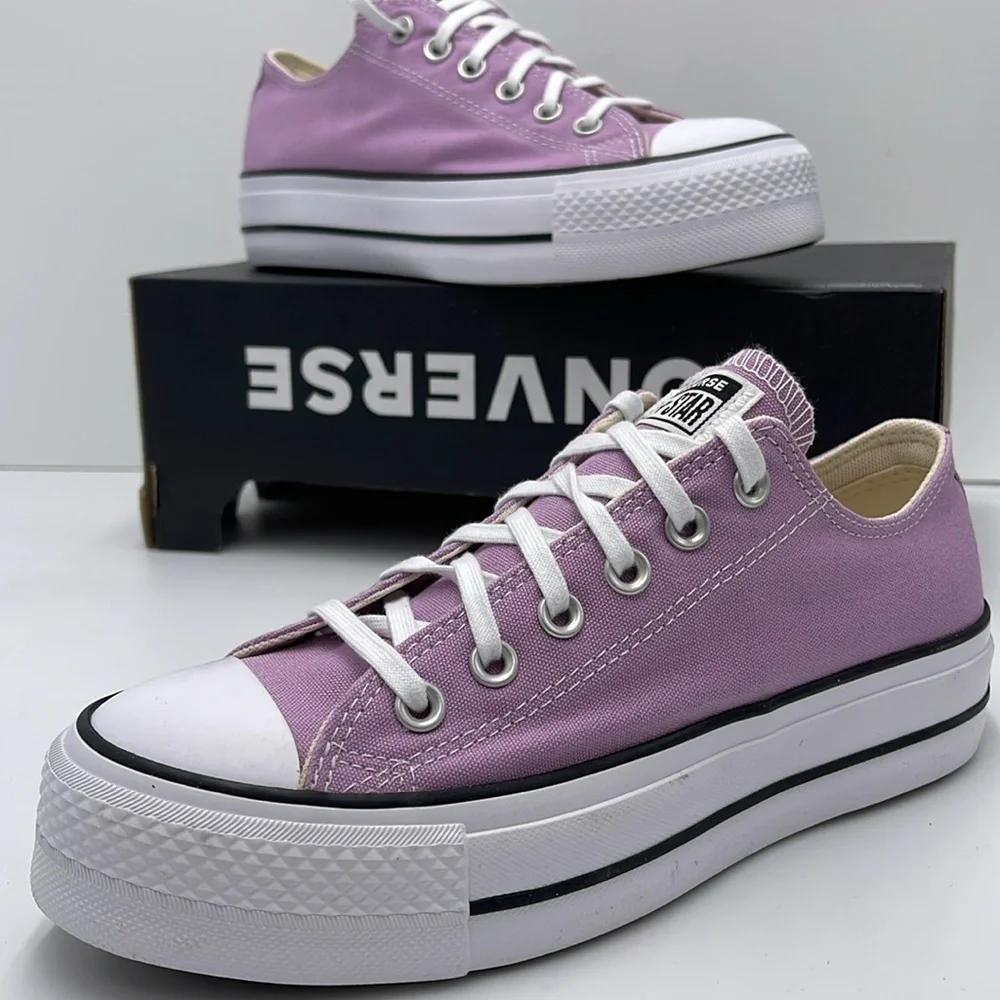 Converse WMNS A09394F CTAS LIFT OX CLASSIC AMETHYST/WHITE/BLACK Platforms Snkrs